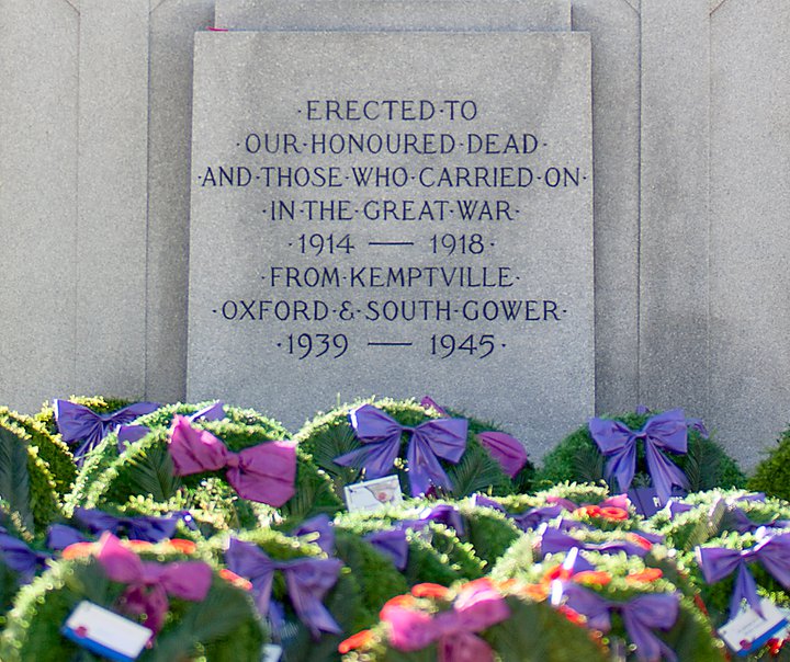 cenotaph and wreaths